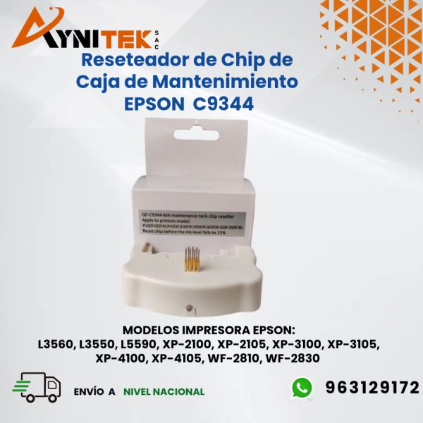 Reset caja de mantenimiento c9344